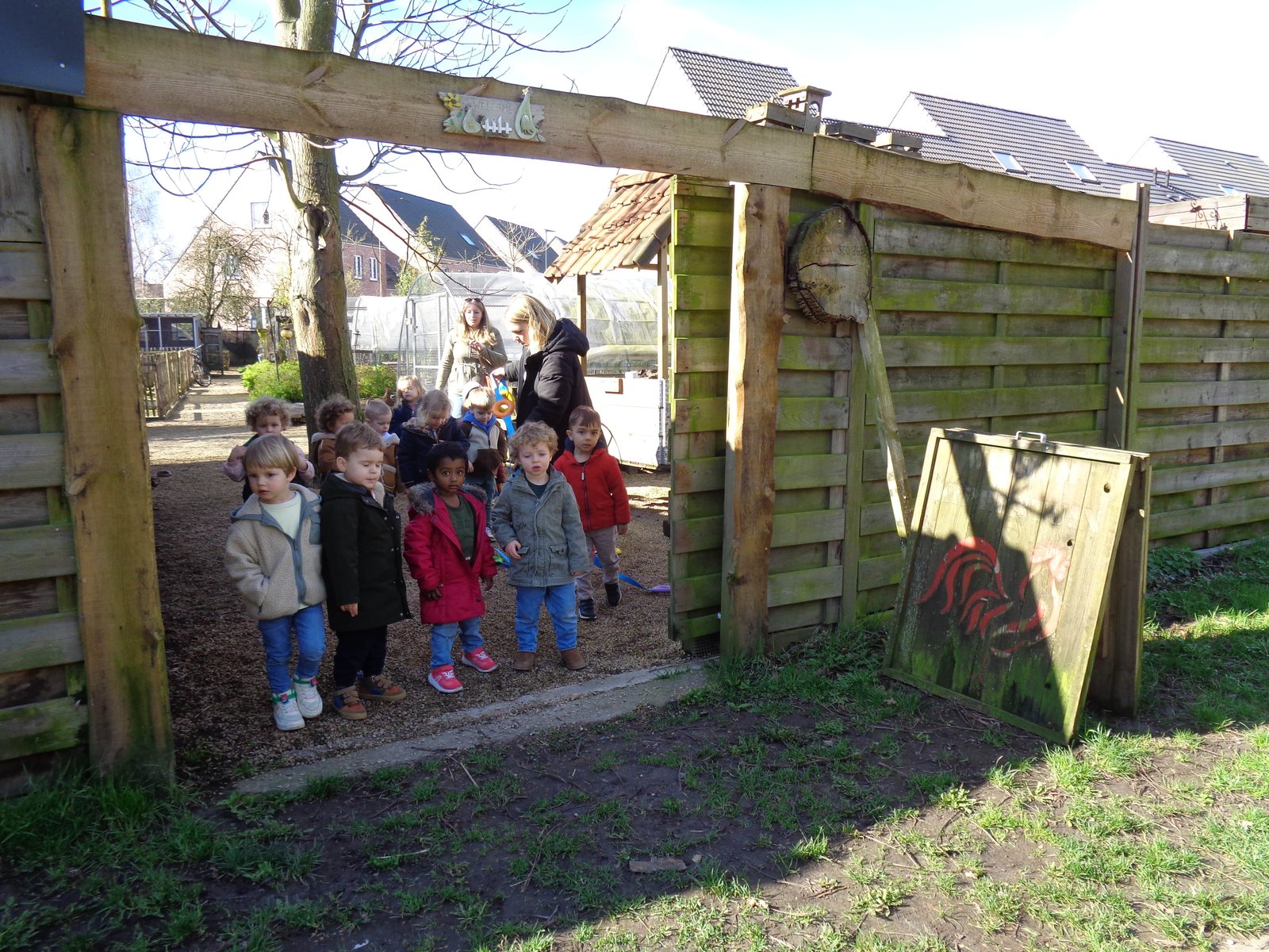 Kleuterklas van Sint-Lievens-Poort op bezoek