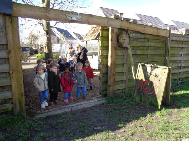 Kleuterklas van Sint-Lievens-Poort op bezoek